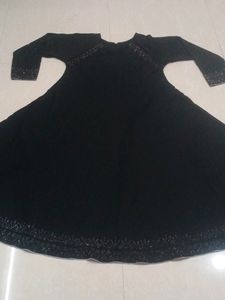 New Abaya With White Stones