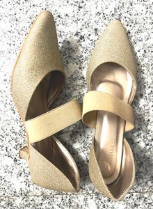 Sparkling Gold Heels