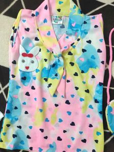New Baby Girl Dress With Purse 👛