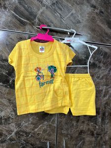 New Born Half Sleeves Casual Set