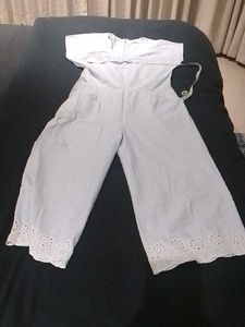 Beautiful Jumpsuit Sky Blue With Pockets
