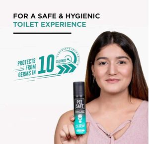Pee Safe Toilet Seat Sanitizer Spray - 3 Units