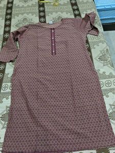 Maroon Patterned Kurti