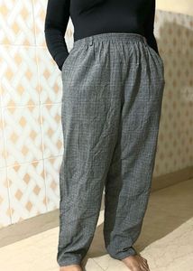 Gray Plaid Lounge Pants