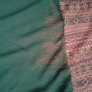 Green Kurta For Women With Attach Jacket