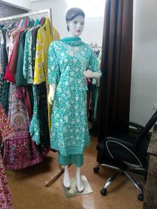 Angrakha Frock Kurti Set