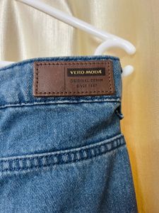 Vero ModaWide-Leg Jeans with Striped Taping