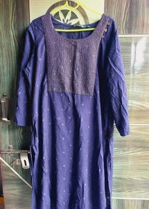 Navy Blue Kurta