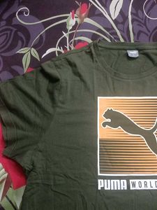 Puma Worldwide Olive Tee