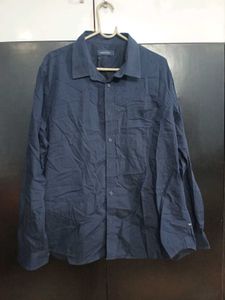 Nautica Slim Fit Navy Blue Shirt Casual Wear