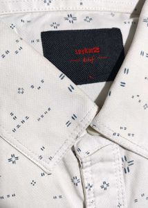 Patterned Button-Down Shirt