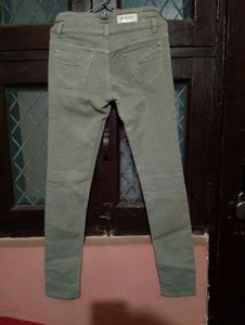 Olive Green Skinny Jeans