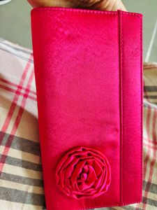 Sexy Hot Pink Clutch Party Wear