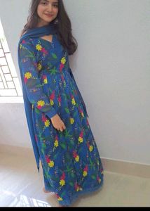 Anarkali Set ✨️💚🛺🤍🌿