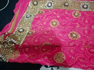 Beautiful Pink Saree
