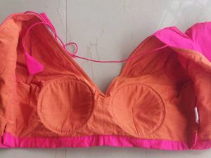 Tilhori Deep Pink V Neck Blouse
