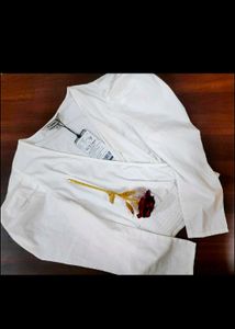 New With Tag White Wrap Top