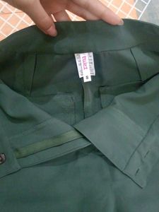 Olive Green korean Wide Leg Pants🍀