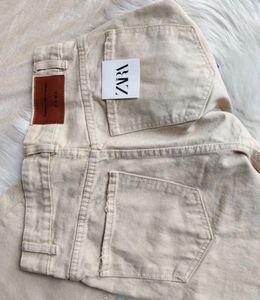 ZARA beige Cargo Pants