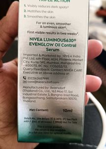 Nivea Luminous Serum + Plum Body Wash