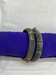 Oxidized Bangles - Set of 2