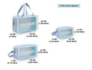 Wash Bag Pack Of 3