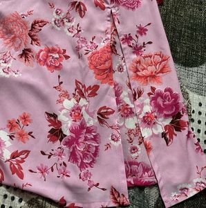 Tokyo Talkies Floral Slit Sundress (S)