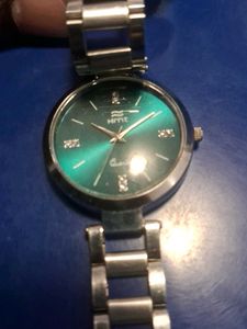 Elegant Sea Green Dial Watch