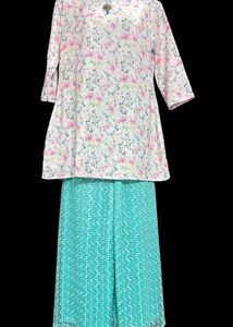 Floral Print Kurta