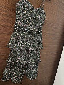 Floral Ruffle Mini Dress