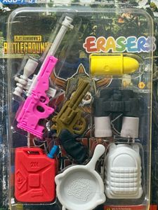 PubG themed erasers
