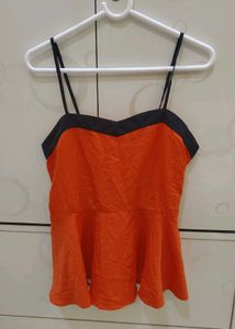Chic Orange Cami Top