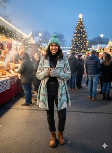 🏔️ZARA Statement Cardigan!🥶AZTEC FROST