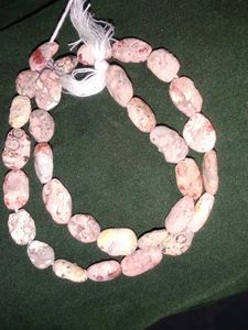 Beautiful Shaded Cream Grey Jasper Smooth Pears