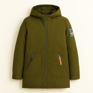 Olive Green Hooded Jacket