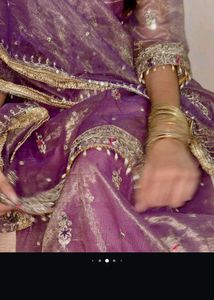 purple beautiful Sharara