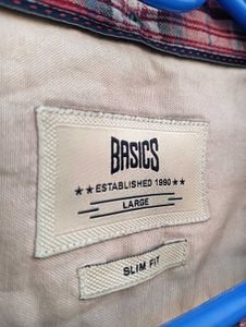 BasicS Checked shirt