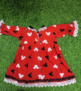 Cute Mickey Mouse Dress