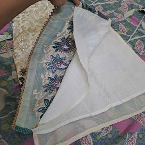 Ethnic Custom Stitch Suit Set with stains