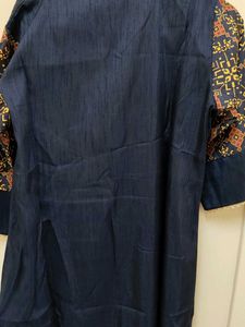 Elegant Navy Blue Kurta