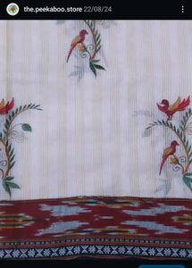 Kota Saree With Pochampally Border