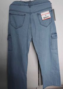 Light Blue Cargo Pants