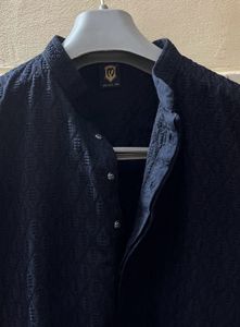 Stylish Embroidered Kurta Manyavar