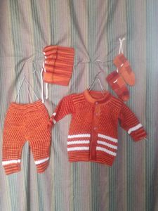 Adorable Knitted Baby Set