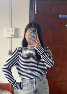 Striped Long Sleeve Top