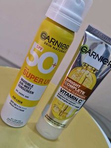 Garnier Sunscreen &amp; Cleanser Set