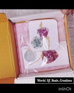 Valentine Day Resin Heart Combo For Your Love Ones