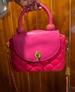 Charles &amp; Keith Quilted Top Handle Bag