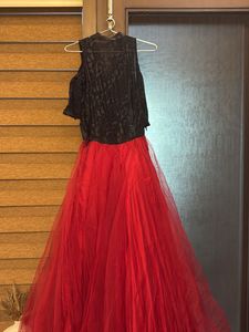 Princess Red Bow Gown