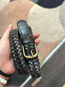 Woven Black Belt